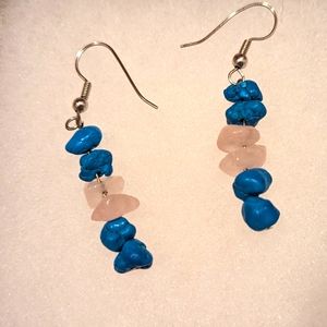 Pair of vintage dangling drop earrings